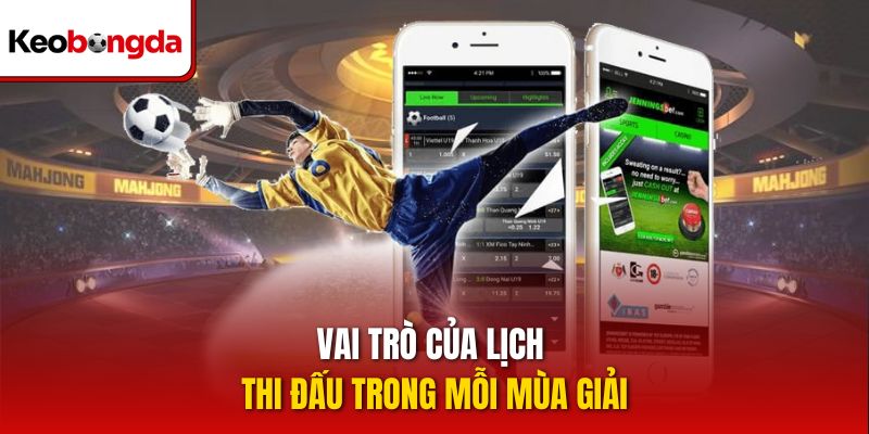 Vai trò của lịch thi đấu trong mỗi mùa giải