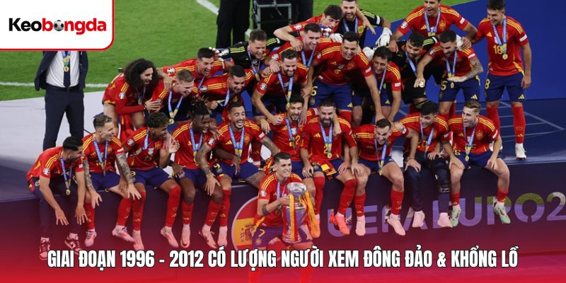 Giai đoạn 1996 – 2012 có lượng người xem đông đảo & khổng lồ